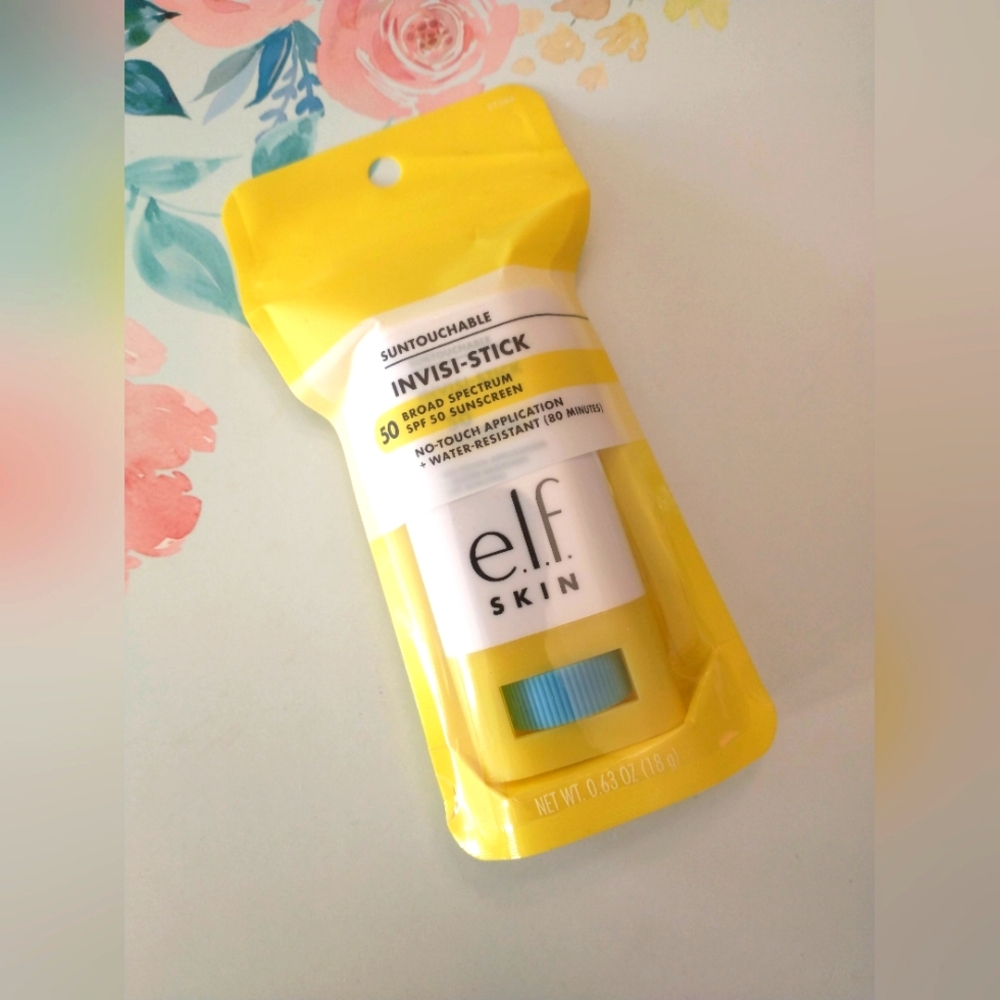 e.l.f. Skin Suntouchable! Invisi-Stick SPF 50 Sunscreen Exp 08/2026